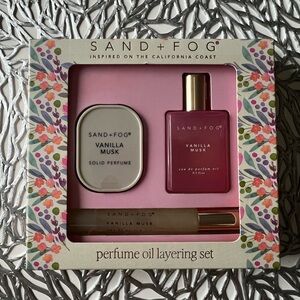 Sand + Fog vanilla musk set